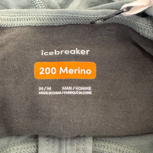 Icebreaker Sonebula 100% Merino Half Zip Hooded Base Layer Shirt - Picture 7 of 9
